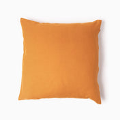 Pumpkin Orange Linen Cushion Cover