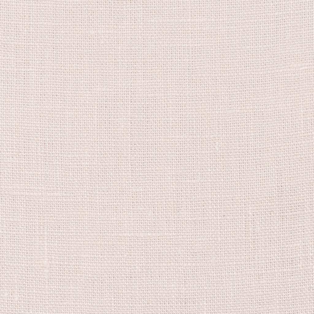 Pale Pink linen fabric, flat lay showing its natural weave, washed European flax