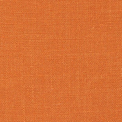 Washed Pure Pumpkin Orange Linen Fabric 205 g/m²