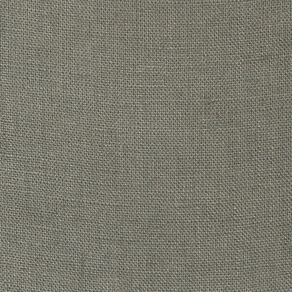 Washed Pure Dusty Sage Green Linen Fabric 205 g/m²