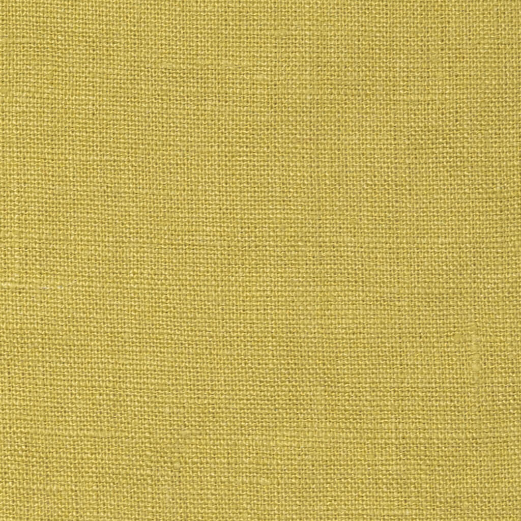 Washed Pure Lime Green Linen Fabric 205 g/m²