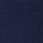 Washed Pure Navy Blue Linen Fabric 205 g/m²