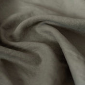Dusty Sage Green linen fabric, crumpled to show its natural texture, washed European flax