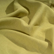 Lime Green linen fabric, crumpled to show its natural texture, washed European flax