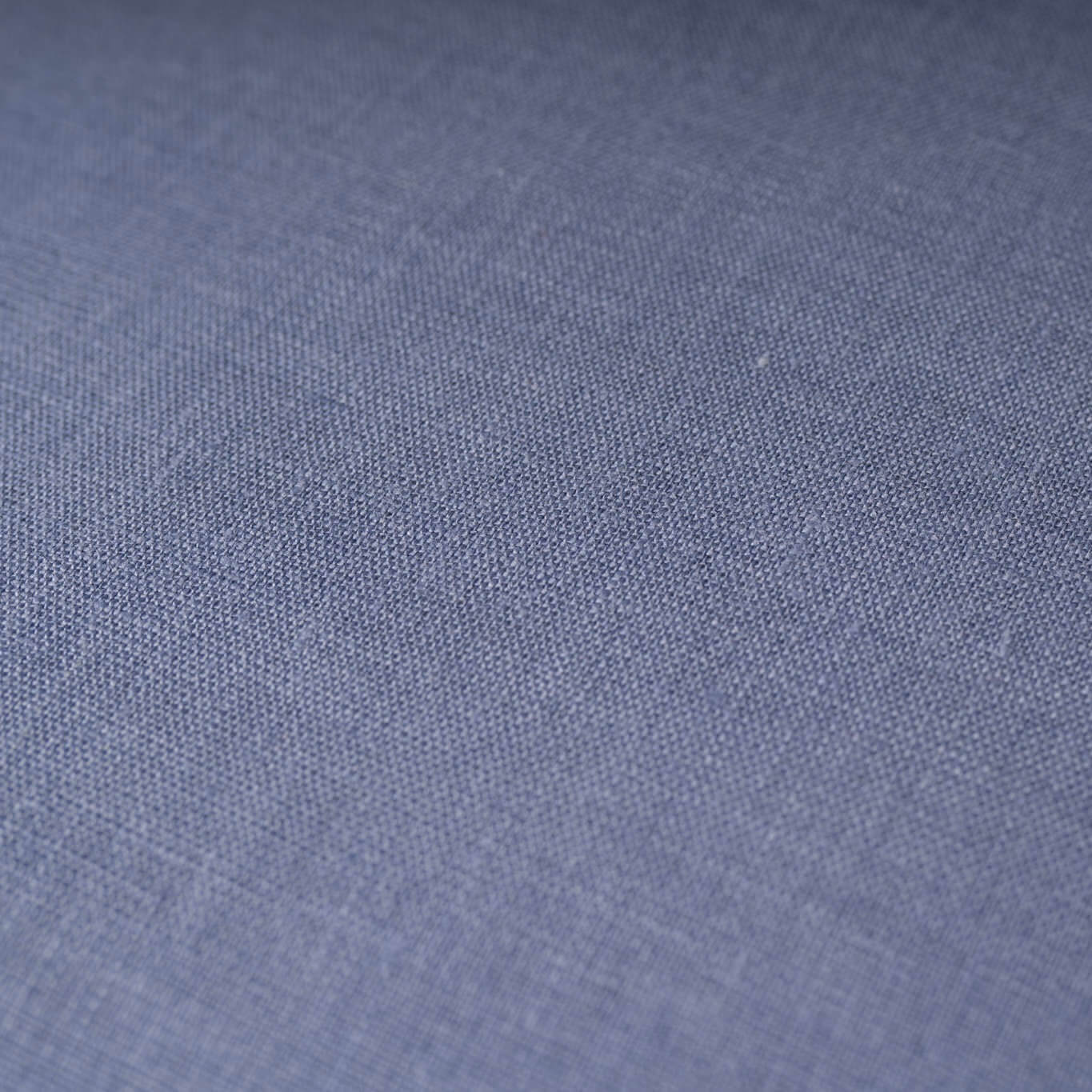 Close up of Dusty blue linen fabric