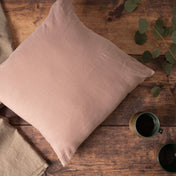 Light Dusty Pink Linen Cushion Cover