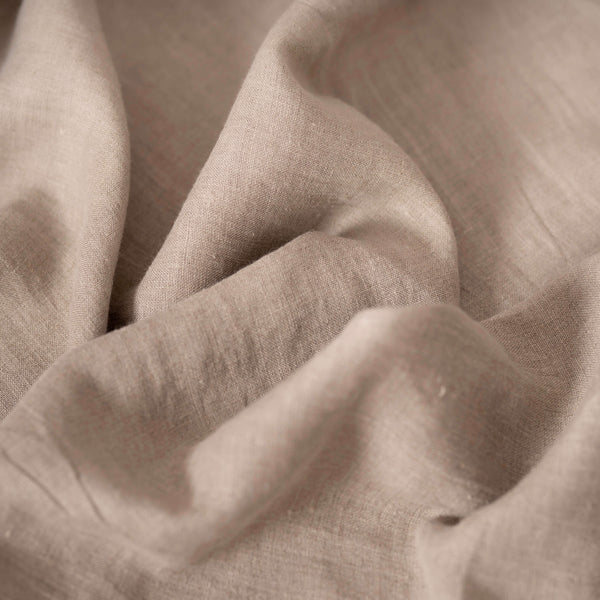 Washed Pure Natural Linen Fabric 200 g/m²
