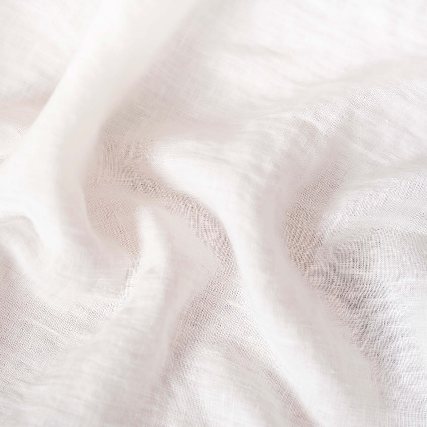 Off-White Medium Weight Linen Fabric main image 0