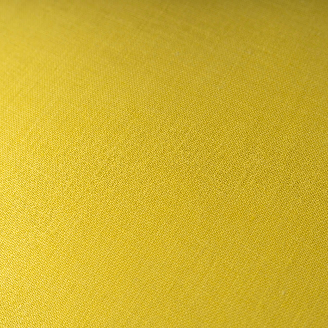 Lemon Yellow Linen Cushion Cover