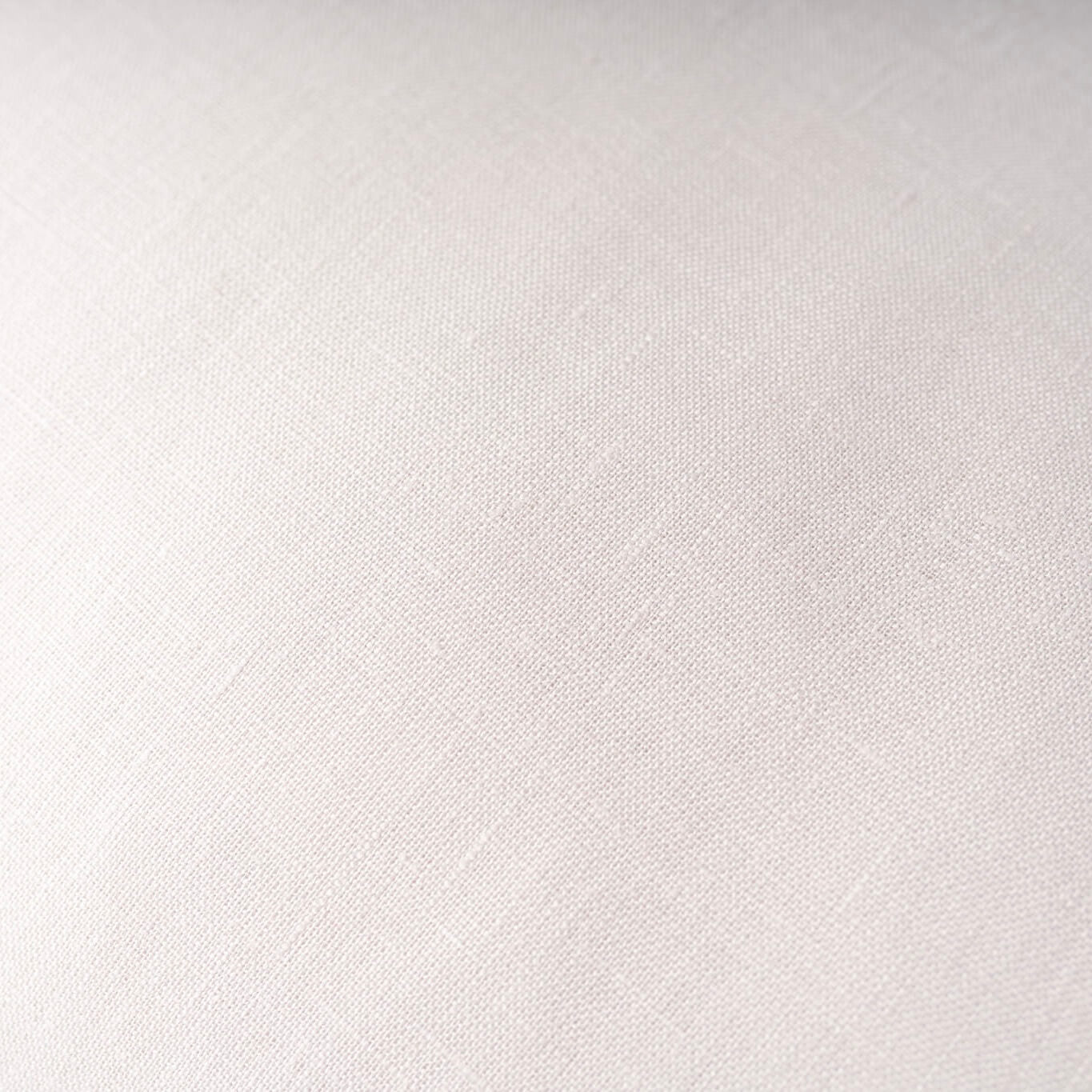 Close up of stonewashed coconut milk linen fabric