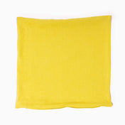 Lemon Yellow Linen Cushion Cover