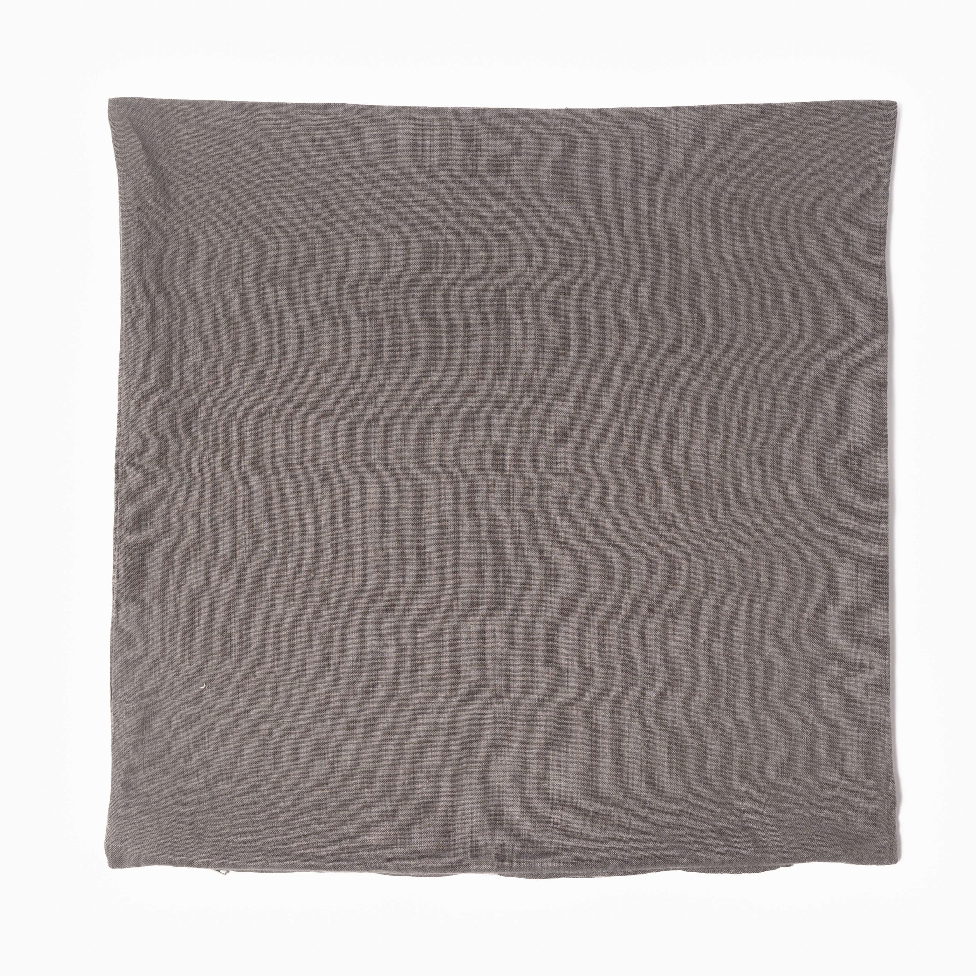 Graphite Grey Linen Cushion Cover
